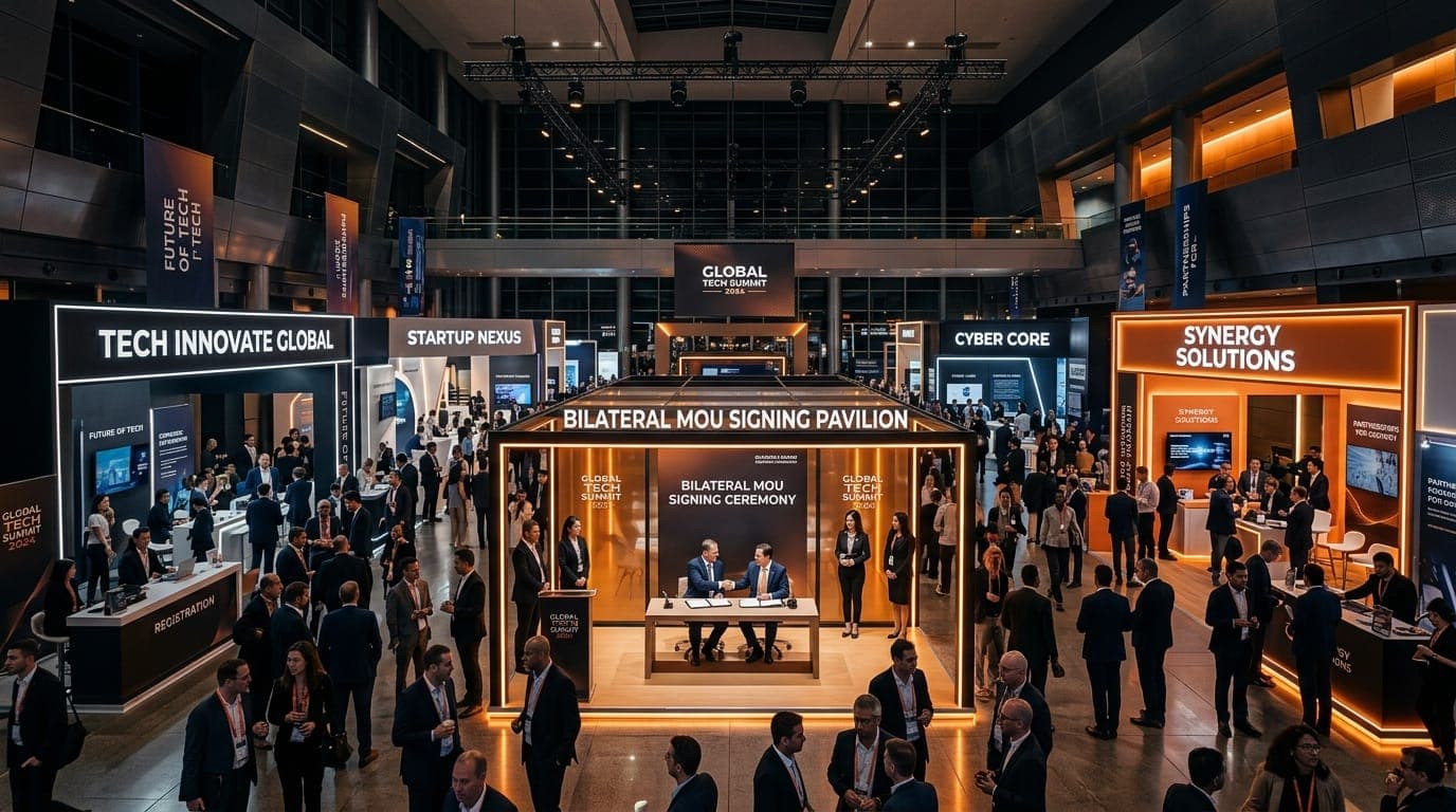 International Partners Expo Pavilion and Delegates